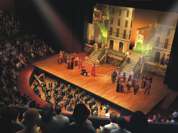 O Teatro de Ópera Carlos Gomes, em Campinas (Foto: Carlos Bratke) O Teatro de Ópera Carlos Gomes, em Campinas (Foto: Carlos Bratke)