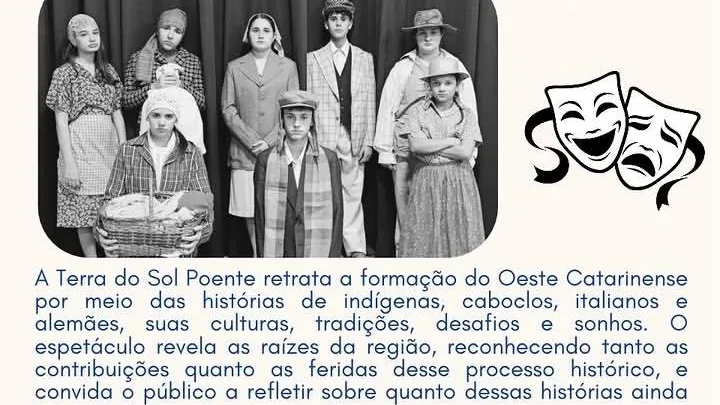 Casa da Cultura de Xavantina recebe montagem sobre a história do Oeste Catarinense